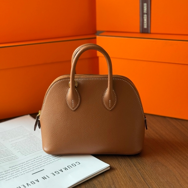 【エルメス HERMES】ボリード1923 ミニ ゴールド (37) シェーブル・ミゾール ゴールド金具（100％手縫）